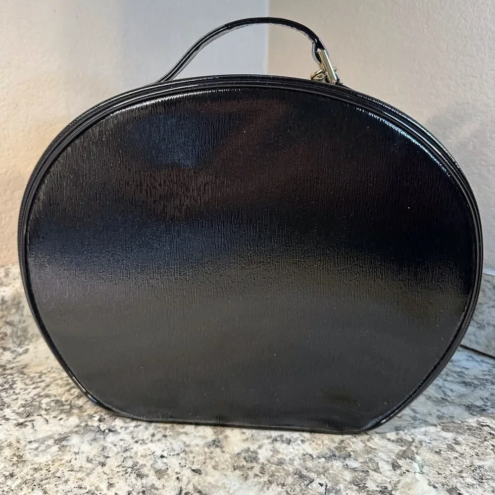 Lancôme Black Train Case Cosmetic Bag